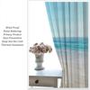 Ocean Curtains Hot Summer Beach Seaside Scenery Starfish Shells Nautical Sea Life Print Window Treatments Drapes Curtain Polyester With Rod Pocket