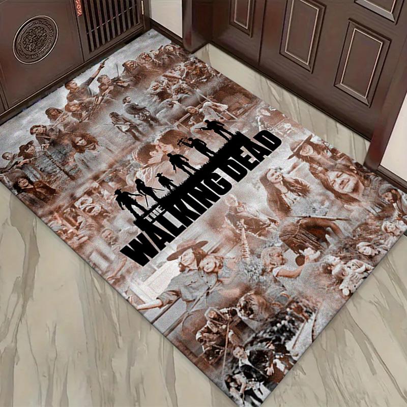 Walking Dead Carpet Rug for Living Room Bedroom Home Sofa Decoration,Kids play Non-slip Floor Mat