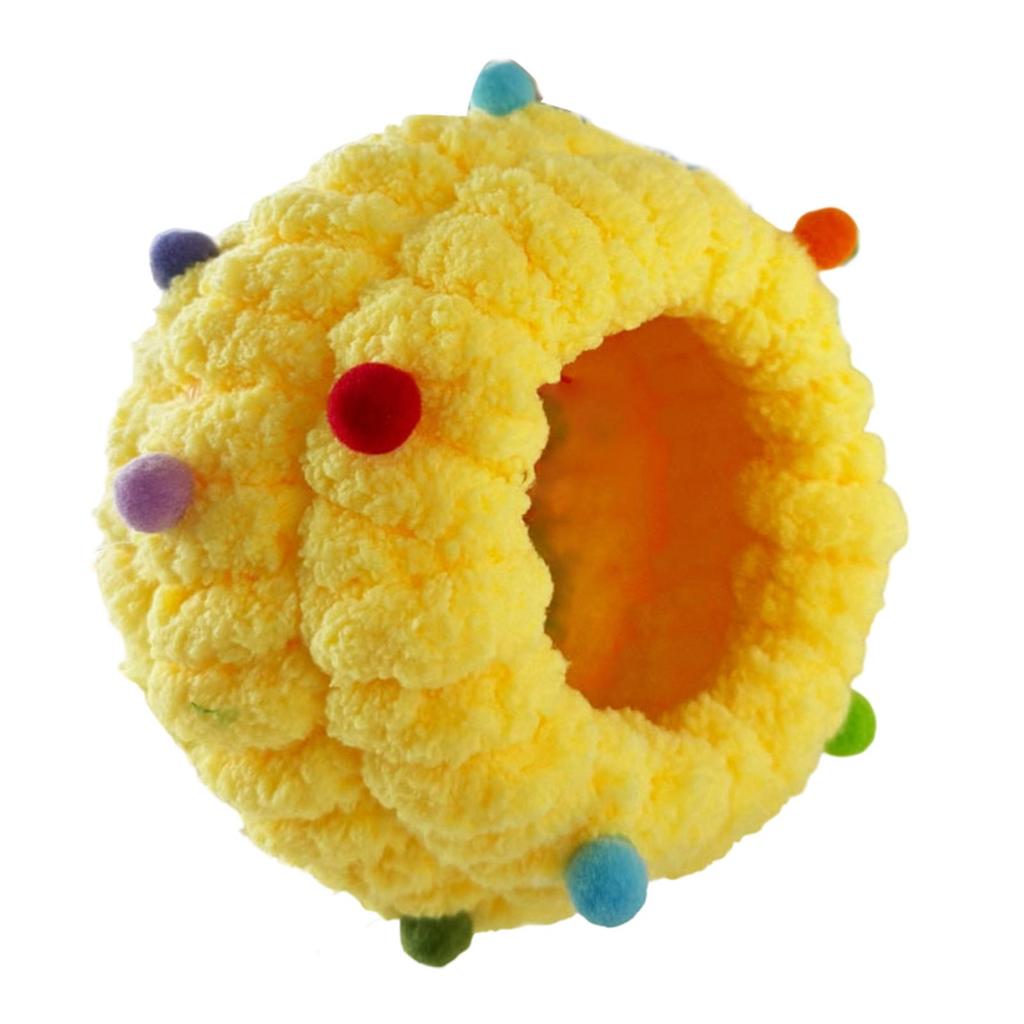 Bird Nest Bed Warm Cotton Snuggle Hut Versatile Stylish Home for Parrotlet Conure Finch Canary