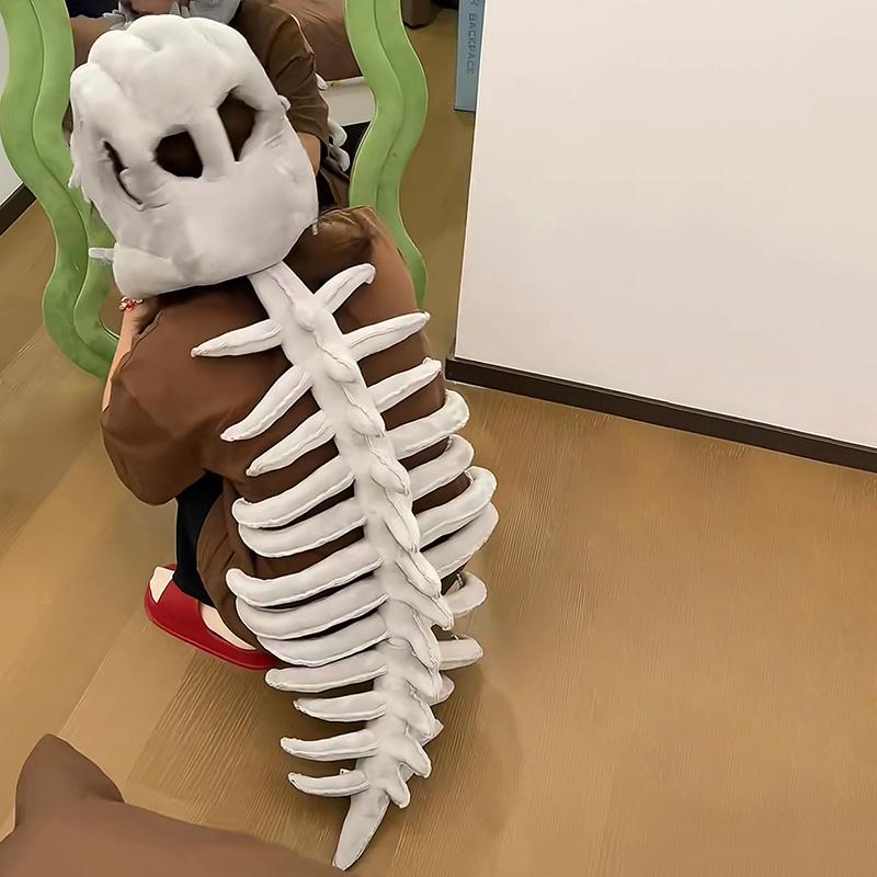 Dinosaurs Costume Cosplay Headgear Funny Dinosaur Headwear Skeleton Face Mask Funny Costume Gift Carnival Costumes