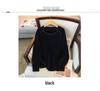 Plus Size Women's Thickened Sweater, Bust 150-160cm, Round Neck Knitwear, Suitable for 200-300 Jin