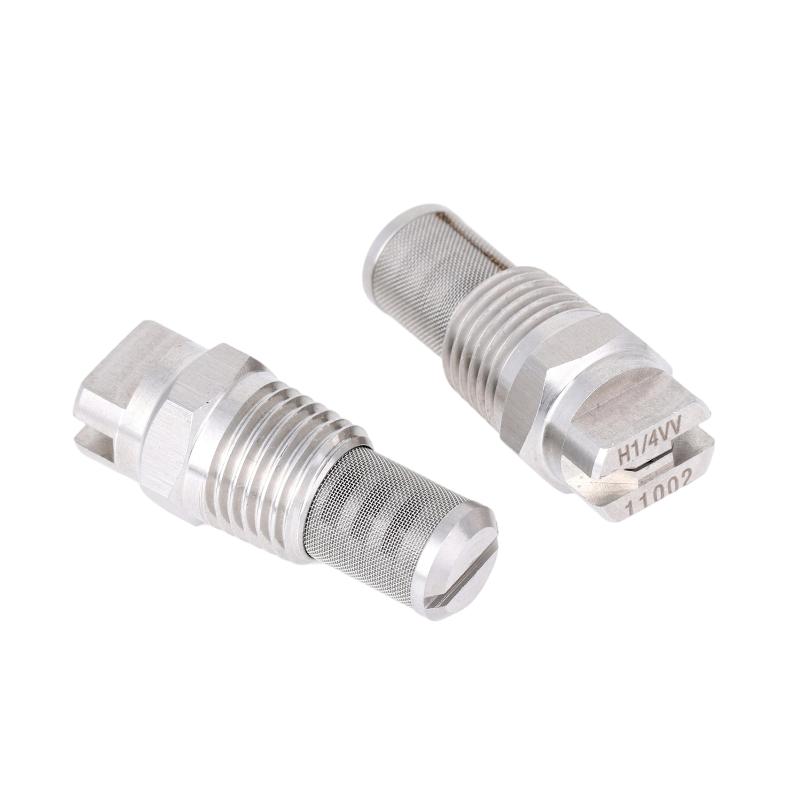 304 HVV-L Flat Fan Nozzle 1Pcs Adjustable Spray Pattern Stainless Steel for Car Wash Machine Mist Humidifier