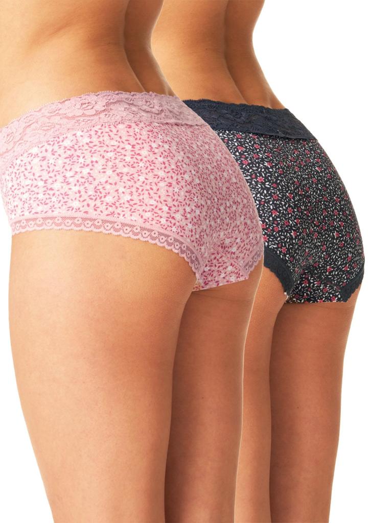 Classic Women's Panties (2 Pack) In a Subtle Feminine Color Scheme LPC 640 Key