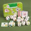 Animal Matching Game,Wooden Focus Training Toy Ages 3+, Memory & Observation Game With 20 Card,Educational Games, Colorful Illustrations