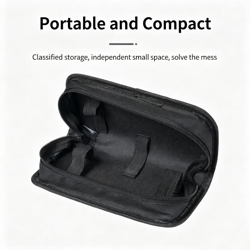 Bicycle Handlebar Tool Storage Bag Waterproof Fabric With Reflective Strip For Mountain Road Cycling Commute
