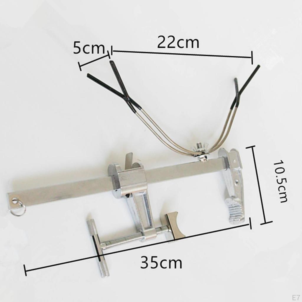 Rod Holder Bracket Support Tool Adjustable for Boat Kayak Bridge Pier Sea Railing