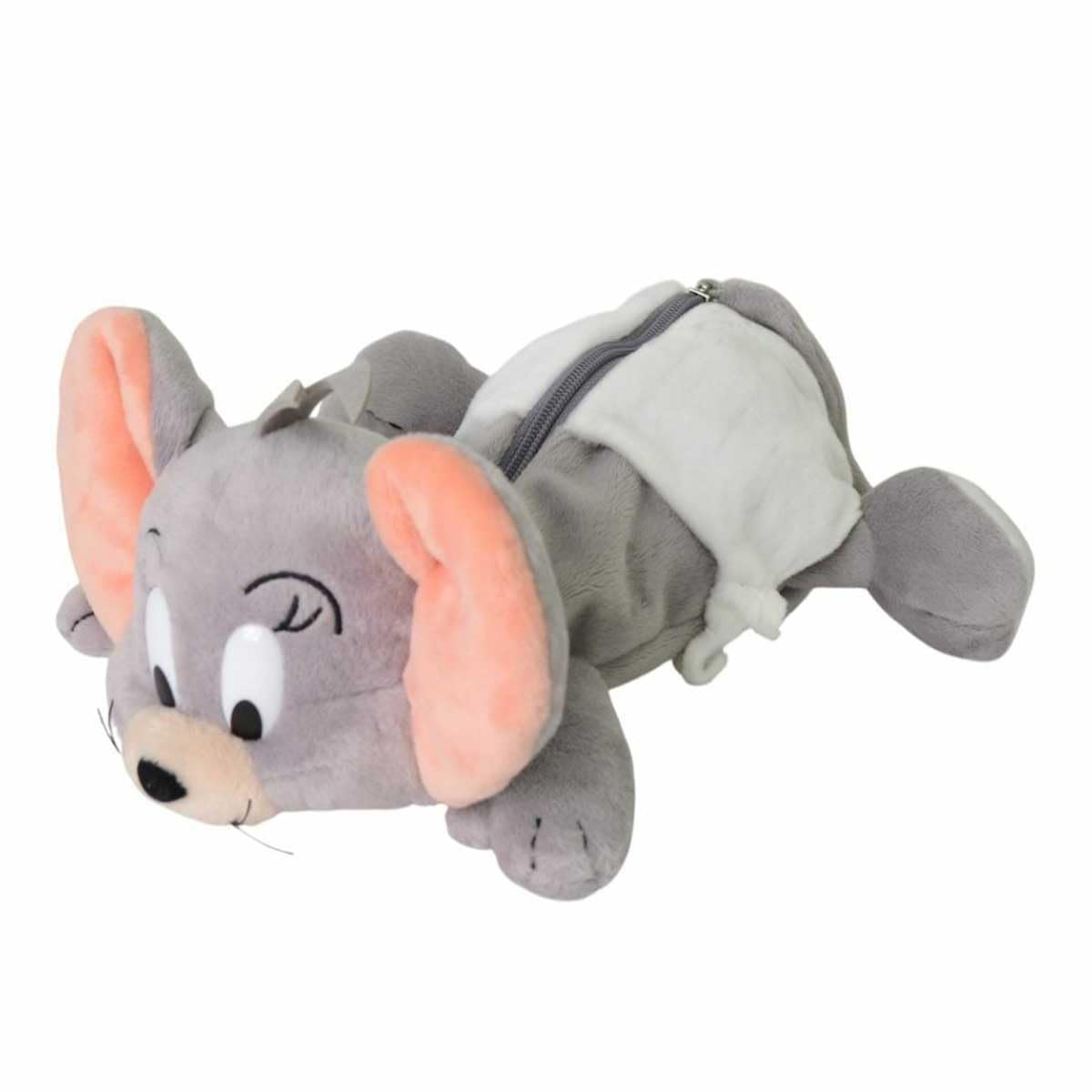 

Figure Pouch Tuffy Tom and Jerry Pen Pouch Plush Pencil Case [NICI] [NICI] серый