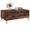 Vidaxl Coffee Table, Smoked Oak, 90X50X36.5 Cm