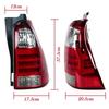 Car Taillight For Toyota 4 Runner 2006 2007 2008 2009 Reversing Light Brake Light Turning Flashing Light Driving Warning Light