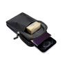 Nylon Mobile Phone Waist Bag with Double Zippers for Men