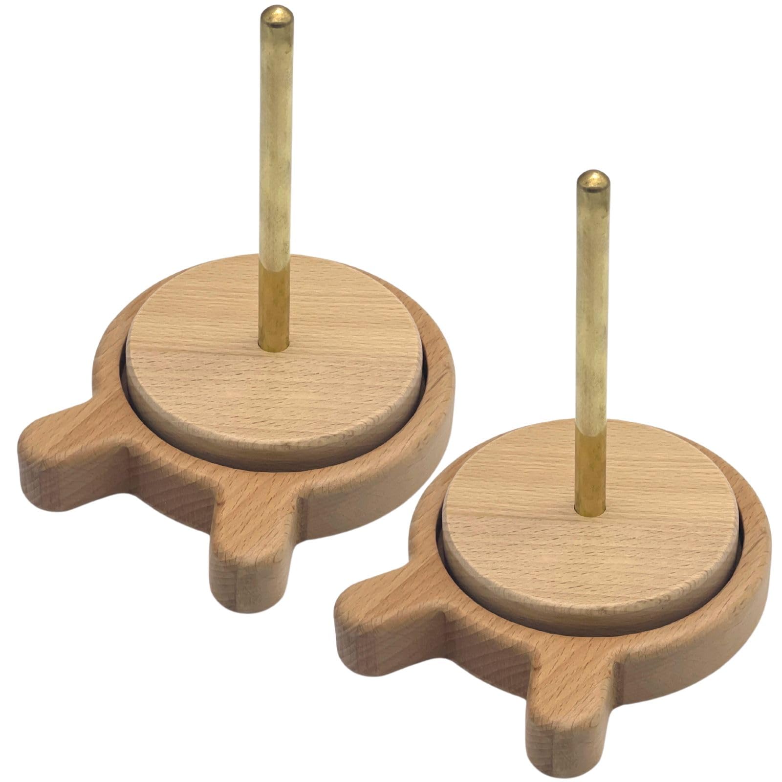 

Держатель для пряжи Avidora для пряжи хлопка инструменты для вязания держатель для пряжи деревянный дизайн медведя 2 шт.