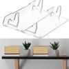 2pcs Acrylic Organizers for Video Game Consoles and Accessories Easy Assembly Display Bracket Modern Gaming Accessory