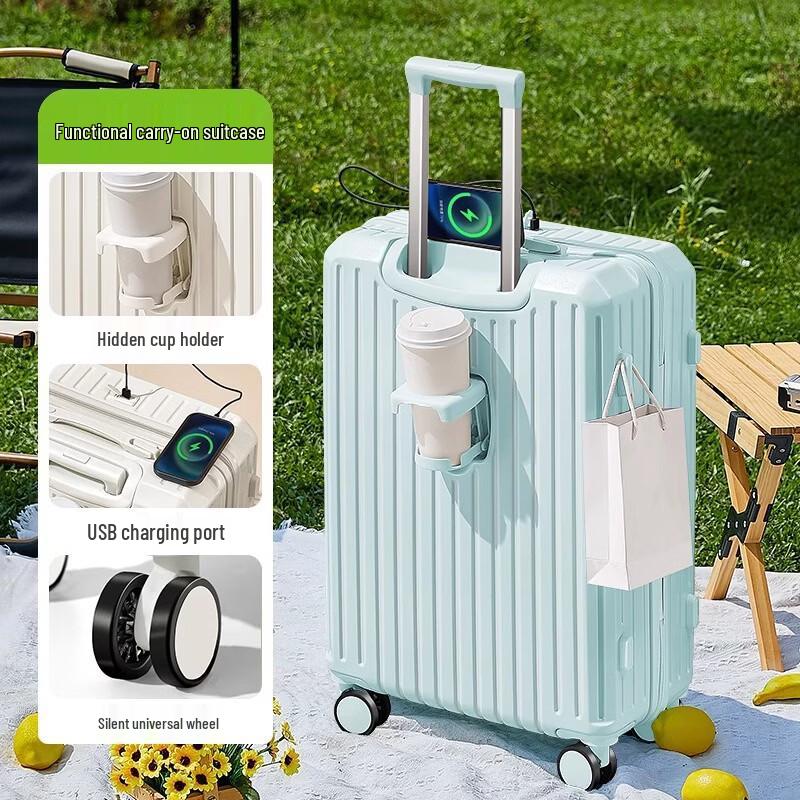 JOURHEY SHI Multi-feature ABS Hardside Luggage 20-inch