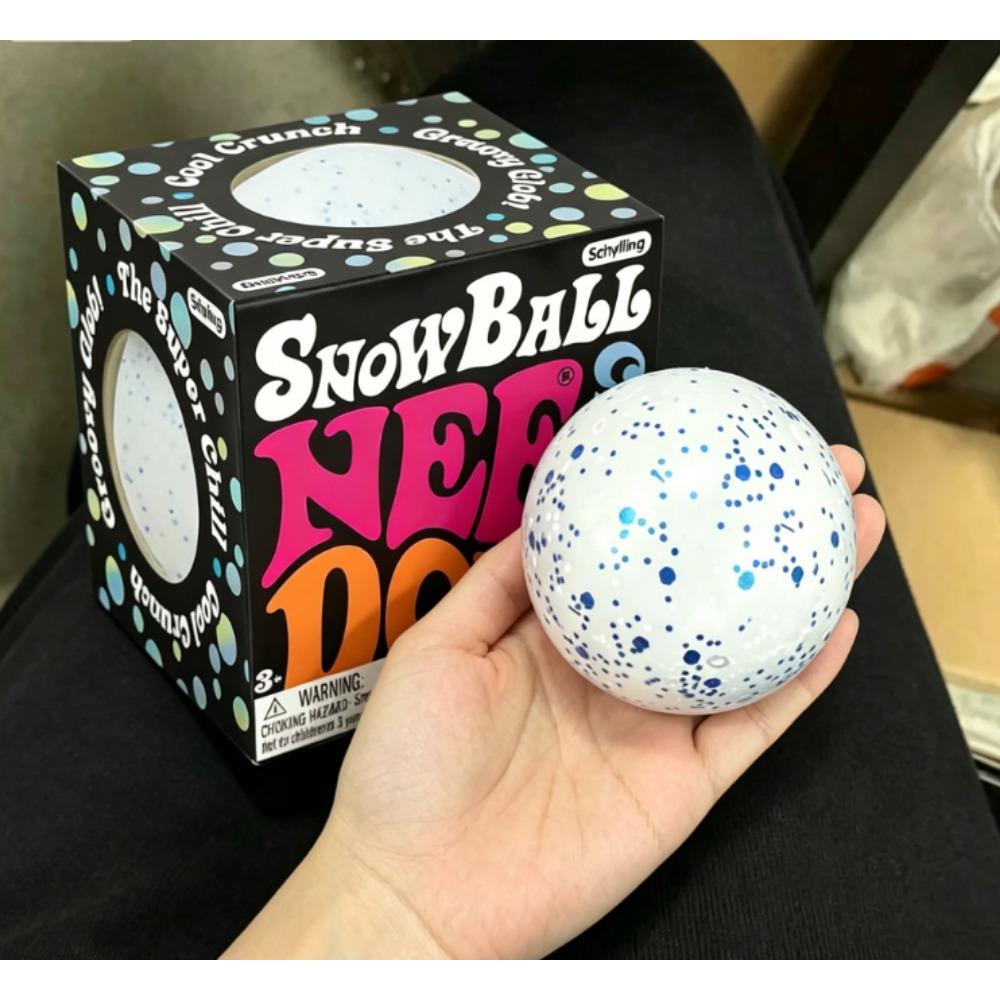 Neues Produkt NeeDoh Schneeball Crunch Schneeball Crunch Stressabbau Spielzeug Knetspielzeug Schönes Würfel Sensorisches Spielzeug für Erwachsene Geschenke