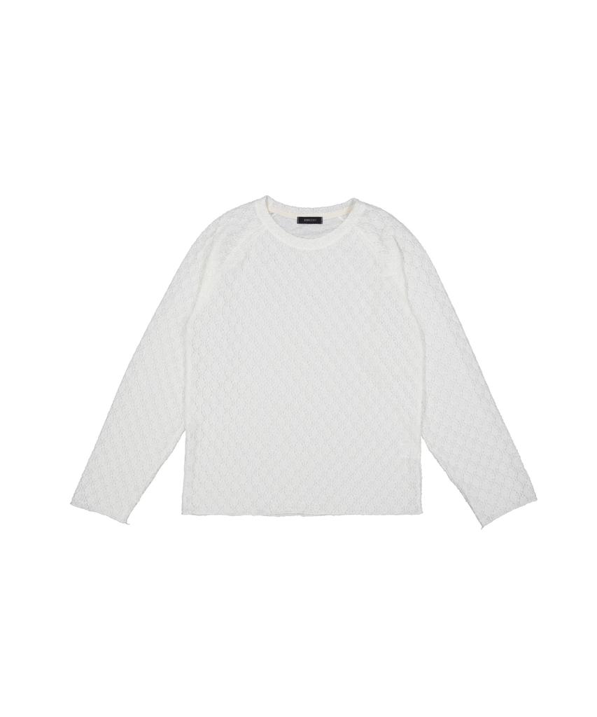 KOOKEESEE Crumble Lace Tee (Ivory)
