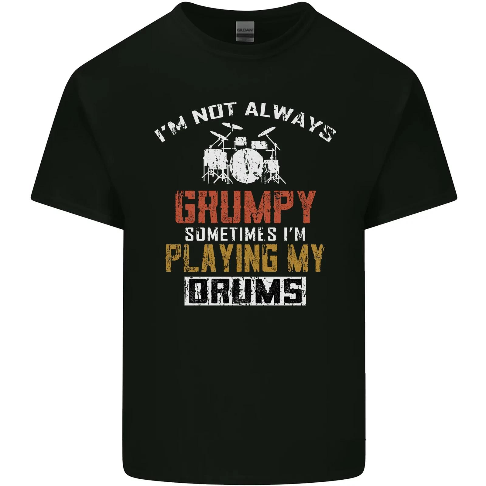 Im Not Always Grumpy Drums Drummer Funny Kids T-Shirt Childrens XL