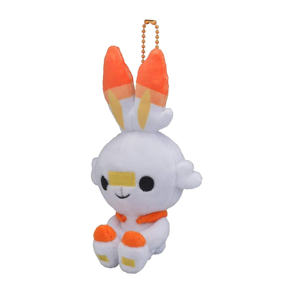 POKEMON Center Original Mochiri Mascot Pokemon Dolls Scorbunny X 7 X 5 X W X 13.5 (H D Cm)