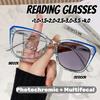 Fashionable Transparent Frame Photochromic Multifocal Reading Glasses Unisex Fashionable Progressive Blue Light Blocking Glasses