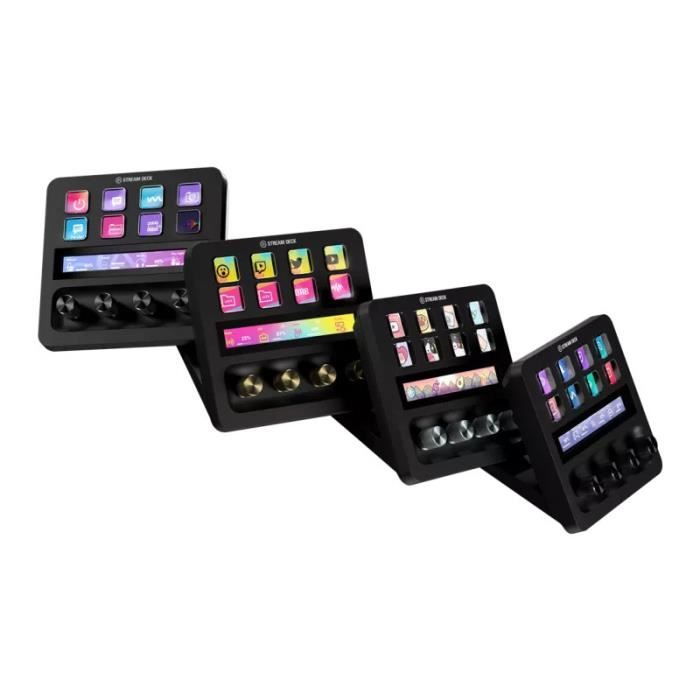 Clavier Elgato Stream Deck+ - console de mixage audio, de production et contrôleur de studio