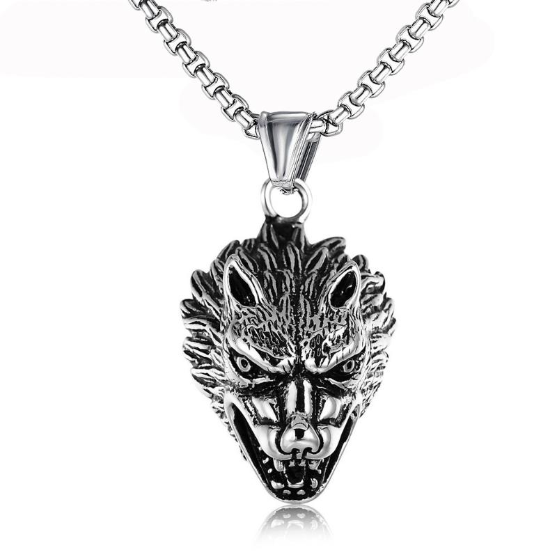 Retro Norse Mythology Double Raven Tree Of Life Pendant Necklace For Men Personality Charm Hip Hop Cool Casual Jewelry Gift