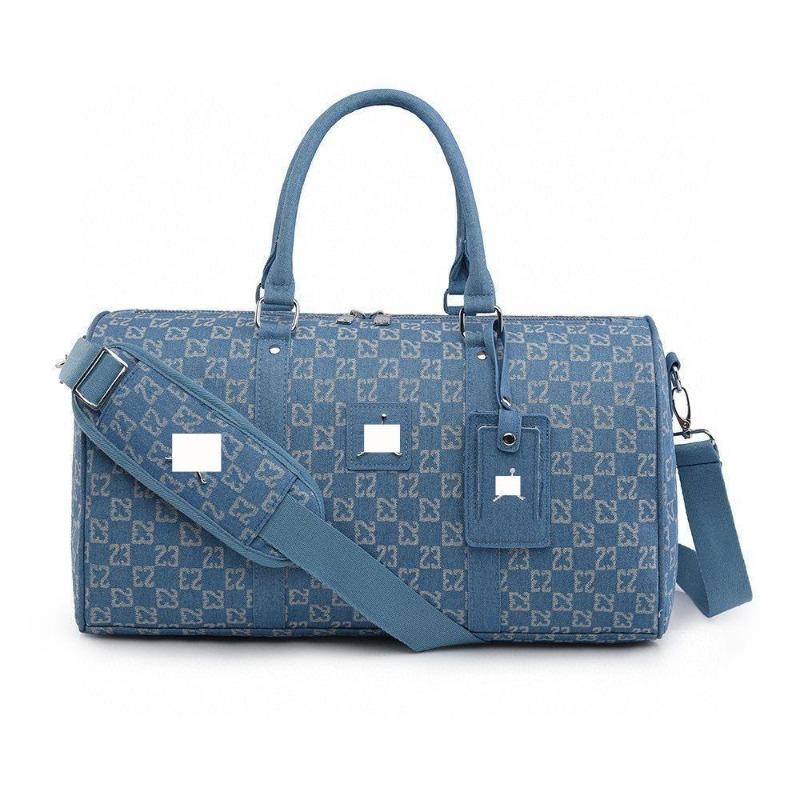 

Men s and women s fashion sports fitness bag, simple foreign style storage bag, light and large-capacity travel bag