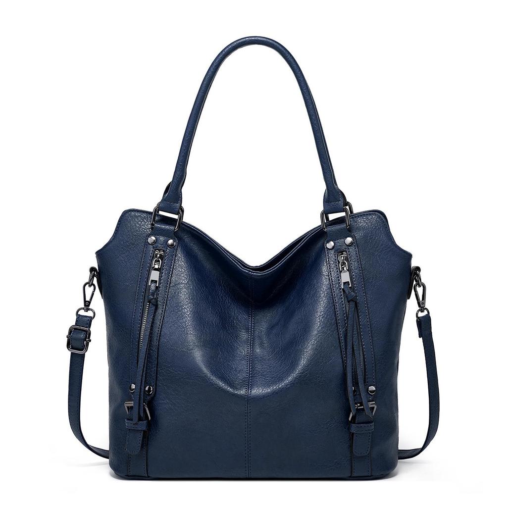 Neue Damentaschen Große Taschen Tragbare Tragetaschen Weiches Leder Großraum-Umhängetaschen für Damen mit einer Schulter