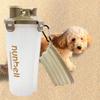 3-in-1 Travel Bottle for Dogs, Water and Food Container, Foldable Bowl