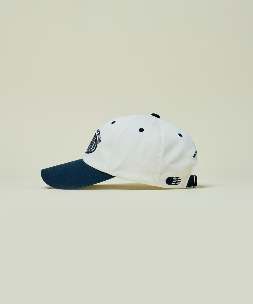 Teulaepighamoni Deep Shape Round Logo Ballcap_Navy
