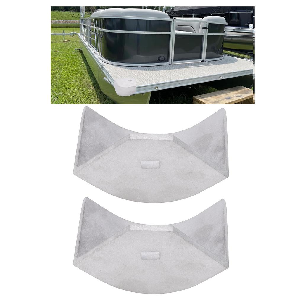 ALUMINUM PONTOON BOAT DECK CORNER HEAVY DUTY FOR ENHANCING APPEARANCE AND SUITABLE FOR ROUNDED CORNERS HEIGHT 2-1Celsius2IN TO 2-5Cel