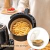 50Pcs Oil Proof Disposable Paper Liners Square Baking Paper Tray New Air Fryer Paper Liners