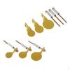 2x 1 Set Hunting Target, 3pcs Stainless Steel Metal Screw Type, 1" 1.2" 1.6" Dia.