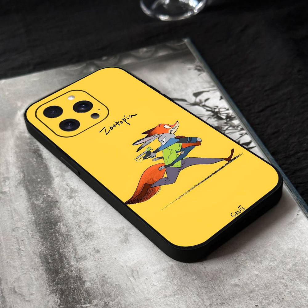 z-zootopia-a  Phone Case Silicone Soft For iPhone 17 Air 16 15 14 13 12 11 Plus Pro Max Plus