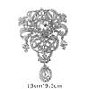 European & American Crystal Teardrop Brooch Zircon Pin Accessory