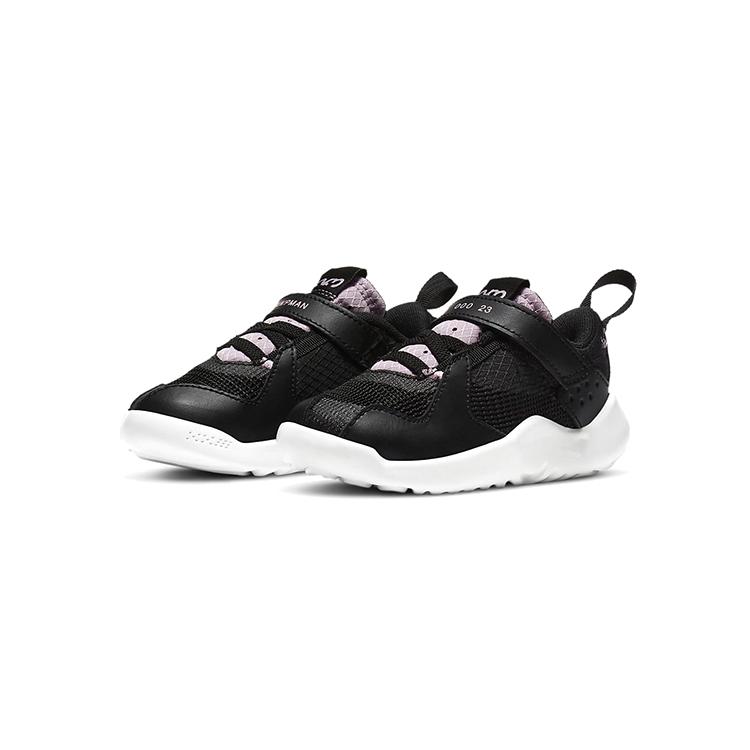 Jordan Delta Hook and loop Abrasion Resistant Breathable Support Low top Sports Casual Shoes Black Purple DB6199-016