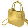 Korean Style Niche Casual Simple Lychee Pattern Portable Bucket Bag Temperament All-matching Work Commuter Mother Cross-body Women