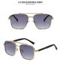 New Men's Fashion Square Frame Driving Sunglasses