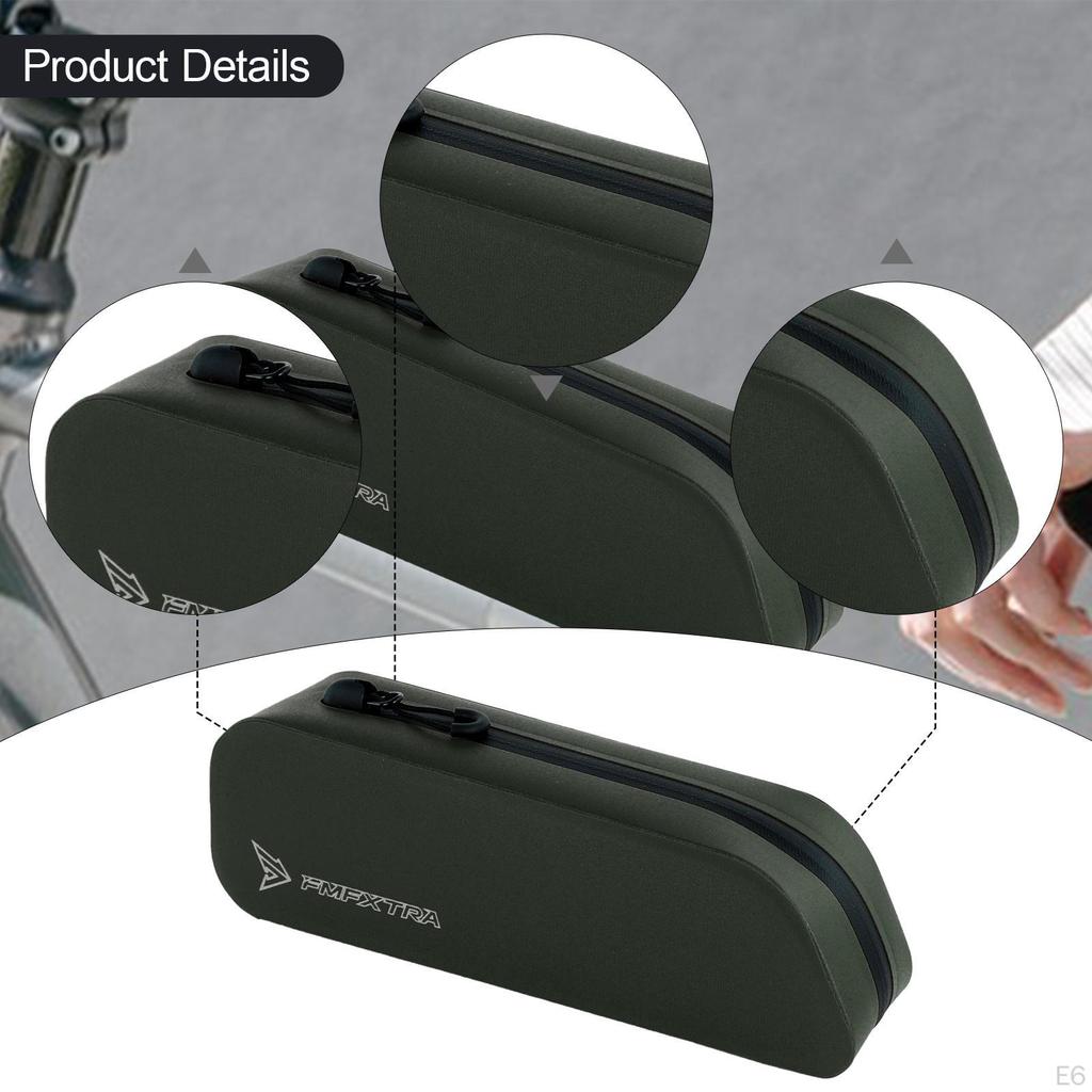 Fiets Voorframe Tas Herbruikbare Houder Opbergruimte Fietspakket Buidel voor Zaklamp Trip Sleutels Bril
