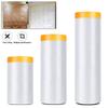 Home Cars and Auto Body Tape and Drape Masking Film Paint Adhesive Protective Film Roll for Covering Skirting Frames