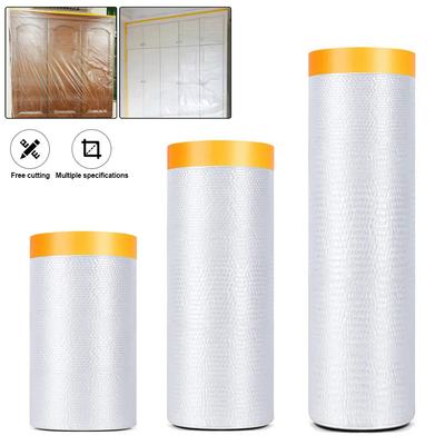Heim Autos und Karosserie Klebeband und Abdeckfolie Abdeckfolie Farbe Klebstoff Schutzfolienrolle zum Abdecken von Fußleistenrahmen