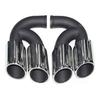 Porsche Cayenne GTS Black Quad Tailpipe Trim (11-24 Years)