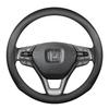 Genuine Leather Steering Wheel Cover for Honda Civic, Accord, XRV, Vezel, Fit, Avancier, CRV, Breeze, Lingpai