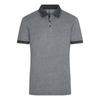 James and Nicholson Mens Heather Polo Shirt