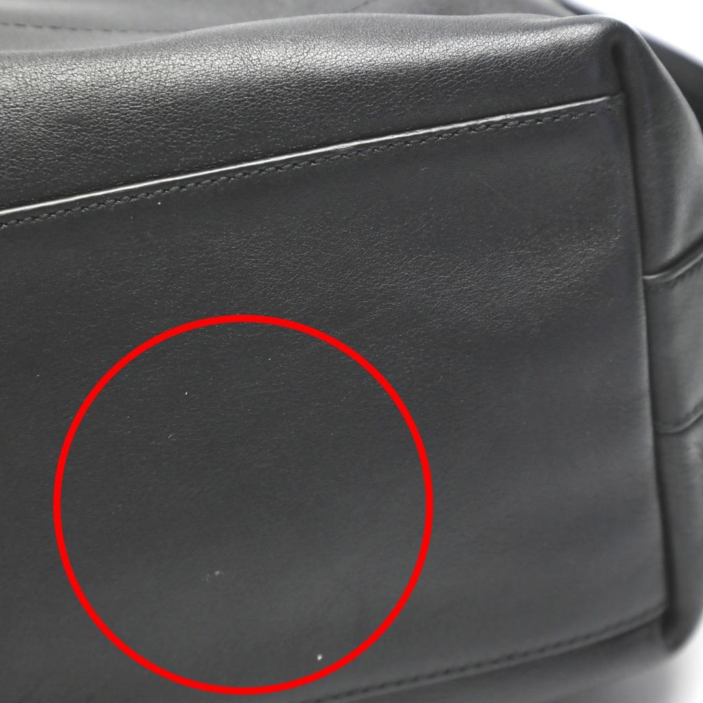 COACH Cafu Diagonal crossing Shoulder Bag leather black Women 19889 Used