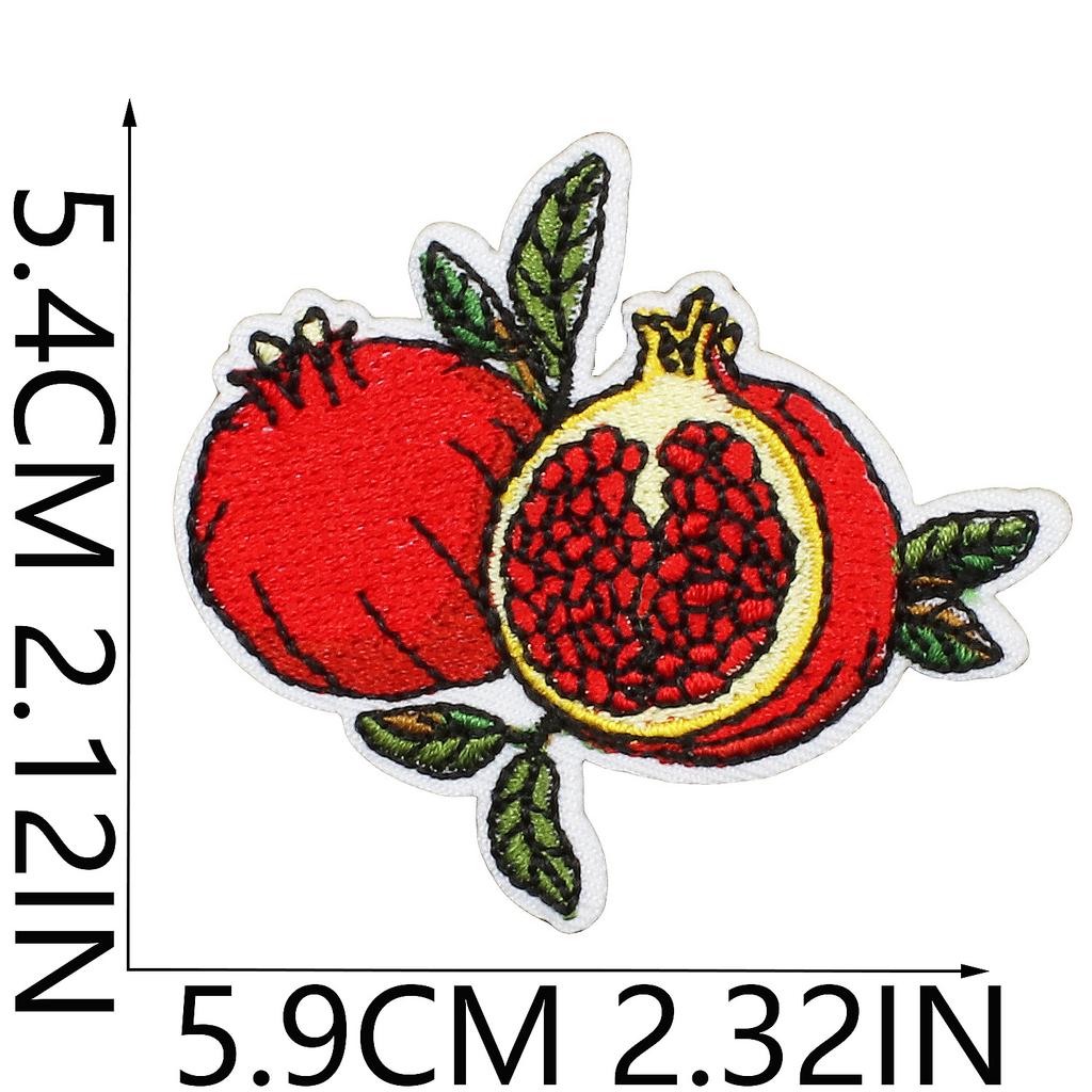 Star Watermelon Embroidery Cloth Sticker Football Patch Sticker Clothes Decoration Basketball Mushroom Shrimp Computer Embroidery Chapter Sticker