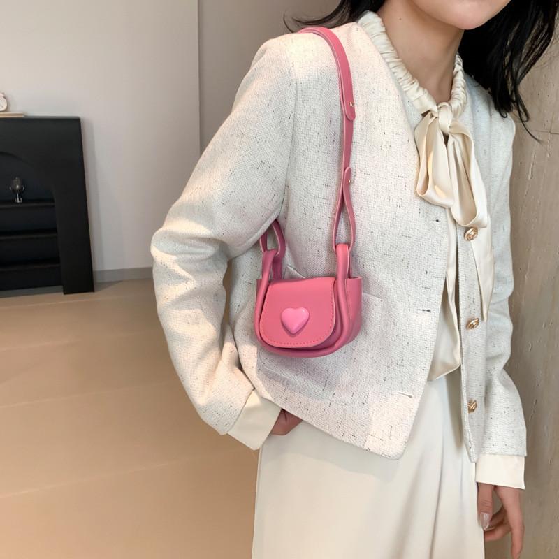 Trendy Wholesale Mini Bags 2024 Summer New Popular Love Single Shoulder Crossbody Bag Street Style