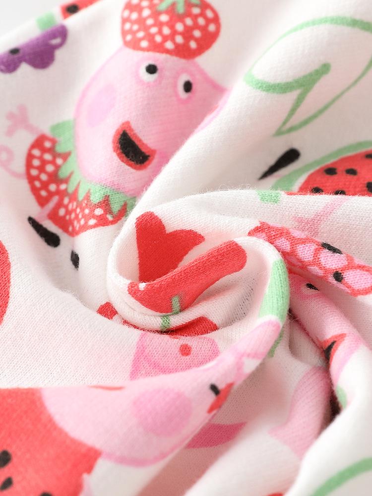 Peppa Pig Girls' Ruffle Hoodie & Sweatpants Set - Spring/Autumn Wear, Two-Piece