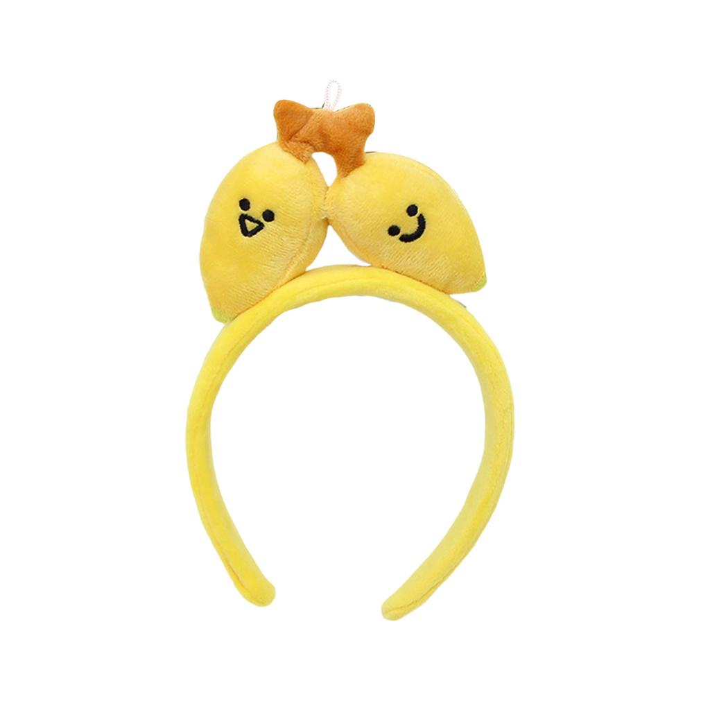 Quirky Banana Headbands Unique Pattern Hairband Lovely Cartoon Hair Hoop for Parties and Everyday Wear