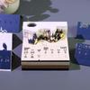 Harry Potter 3D Papier-Schnitt Kalender & Haftnotizblock - Kreatives Schreibtischornament & Geschenk
