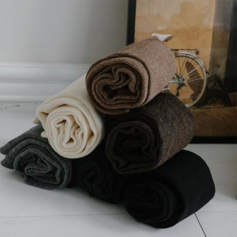 Women's leg warmers, comfortable socks in fall colors