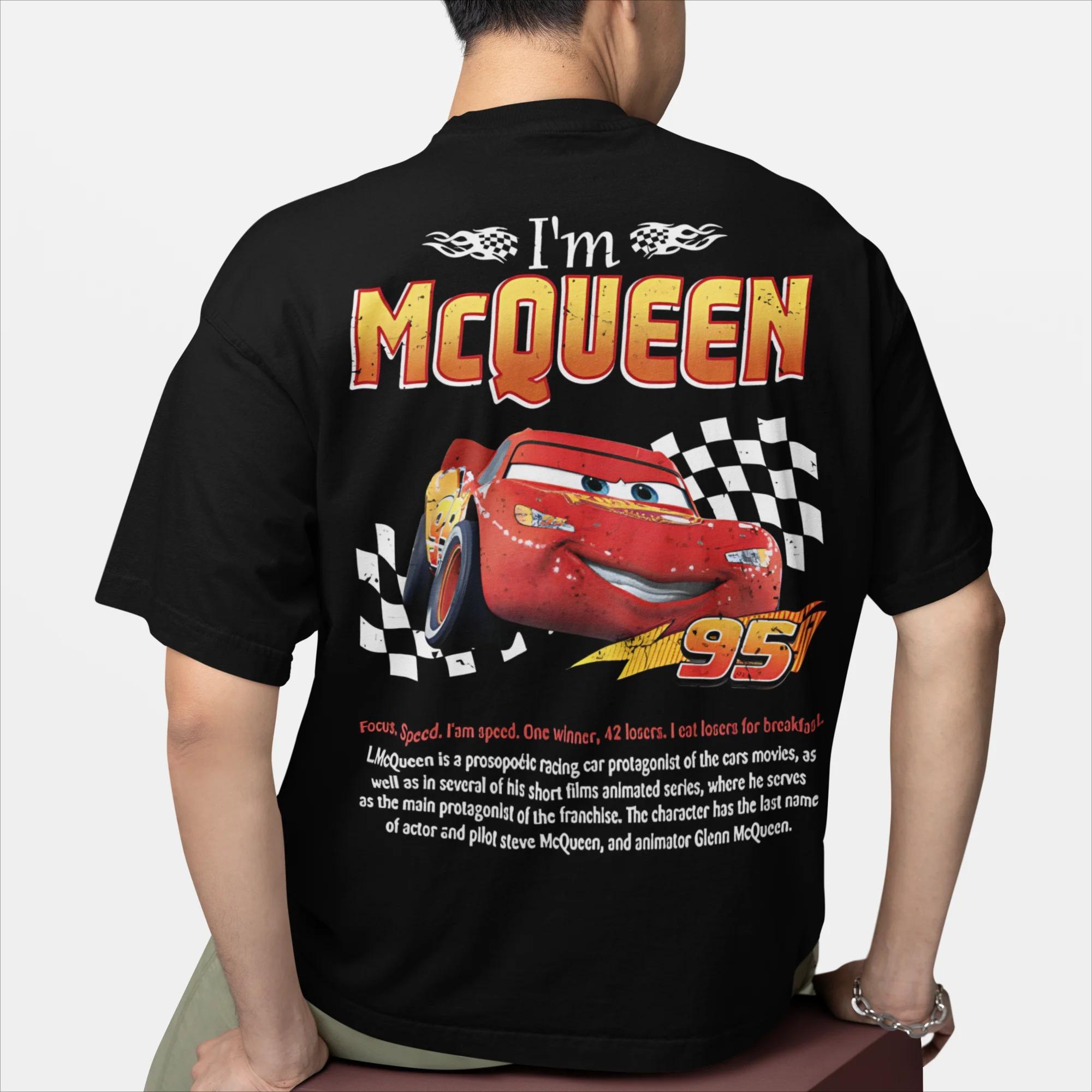 

Кумедна футболка Sally I m Lightning Car для чоловіків і жінок, футболка Mcqueen, 100% бавовна, новинка, одяг, подарунок для пари XXXL чорний